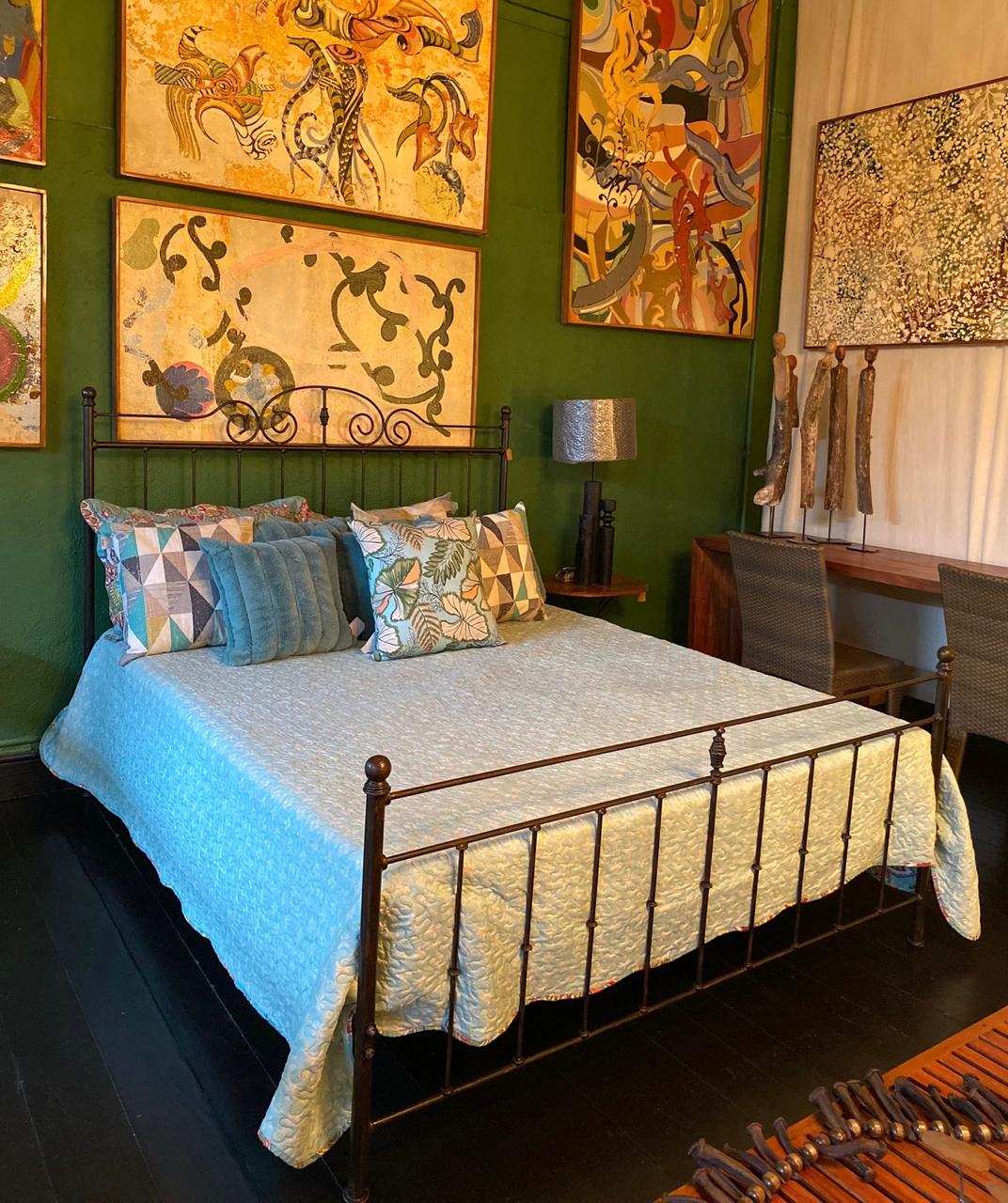 Cama queen de ferro Cama queen de ferro